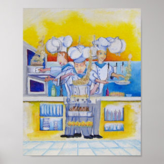 Póster Che se estiver no trabalho Pintura a óleo