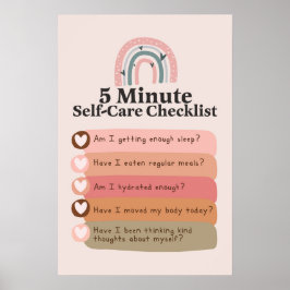Poster Checklist_Mental de 5 minutos para autoatendimento