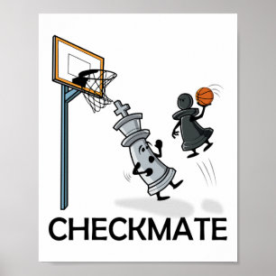 Poster Checkmat Do Chess Player Chessboxe E Do Sketll Lov