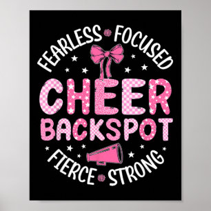 Poster Cheer Ckspot Destemida Focada Feroz Cheerleading