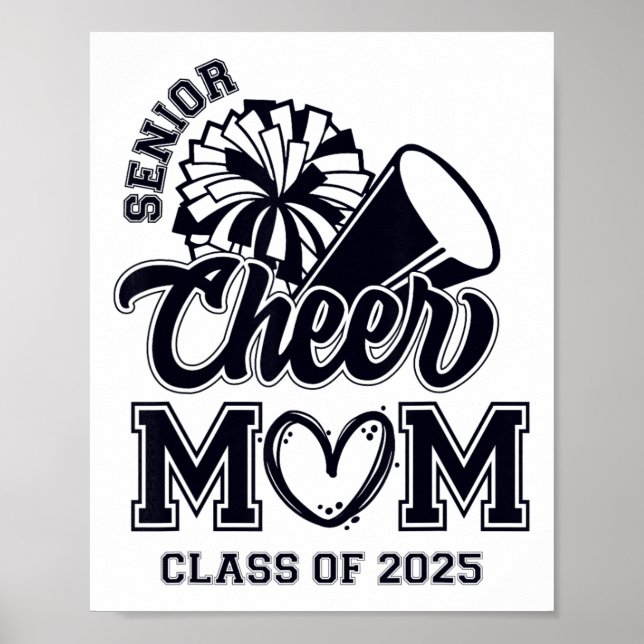 Poster Cheerleader De mais velho Mãe Cheer Cl De Graduaçã (Frente)