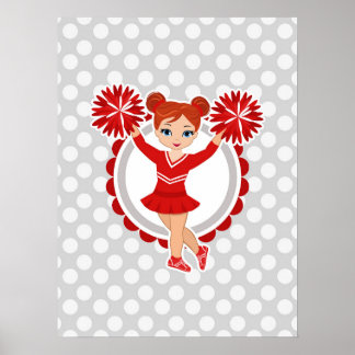 Poster Cheerleader - Vermelho Vermelho Vermelho Cinto Che