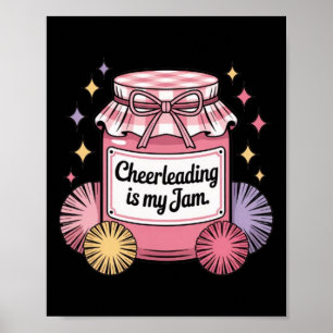 Poster Cheerleading É Minha Paixão Jar Vintage