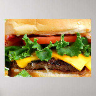 Poster Cheeseburger do bacon