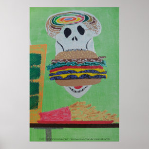 Póster Cheeseburger no paraíso