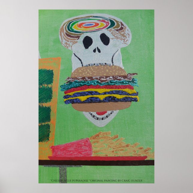 Póster Cheeseburger no Paraíso (Frente)