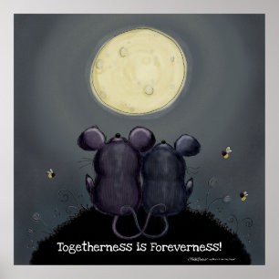 Póster Cheesy Moon