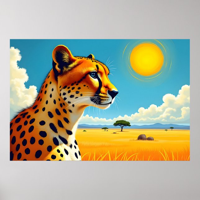 Poster Cheetah (Frente)