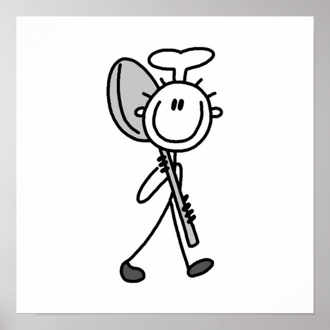 Póster Chef com Colher (Frente)