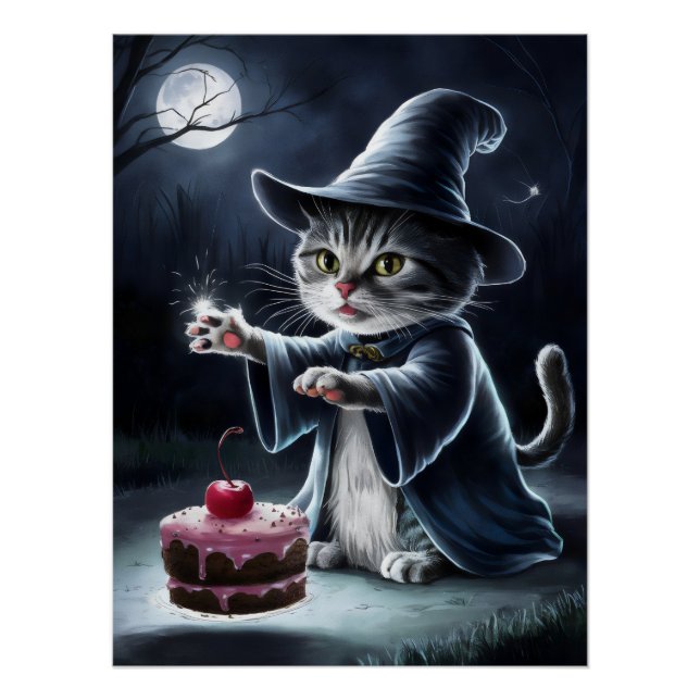 Póster Chef de Gato. (Frente)