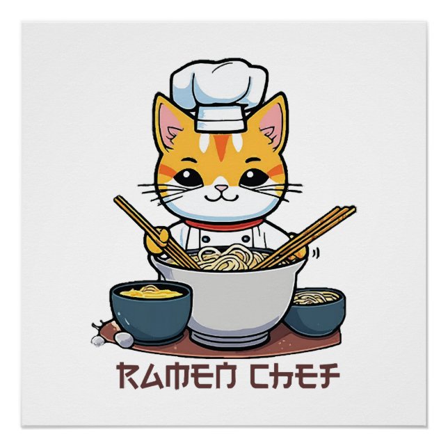 Póster Chef de Ramen (Frente)