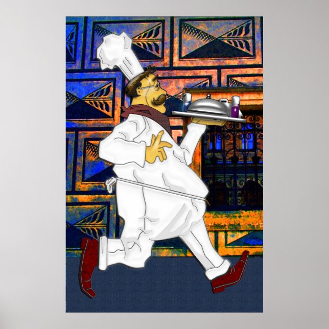 Poster Chef em fuga (Frente)