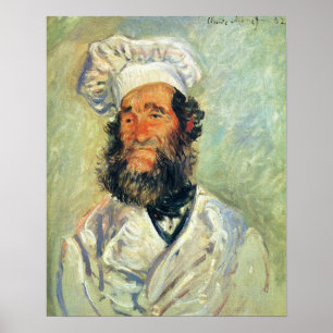 Poster Chef Père Paul por Claude Monet