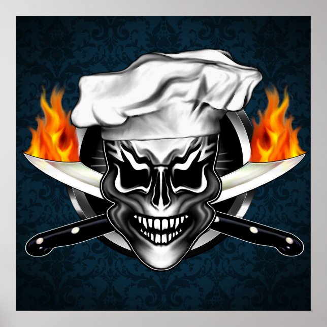 Póster Chef Skull 1 (Frente)