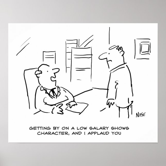 Poster Chefe Aplaude Trabalhador para Gerenciamento com S (Frente)