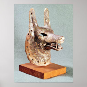 Poster Chefe de Anubis, com uma mandíbula dobrável