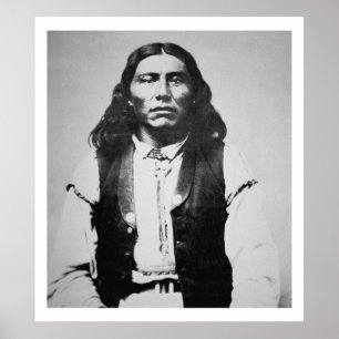 Póster Chefe de Naiche (d.1874) dos apaches de Chiricahua