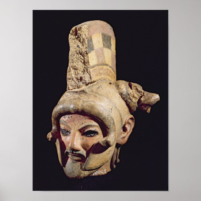 Póster Chefe de um guerreiro vestindo um capacete (Frente)