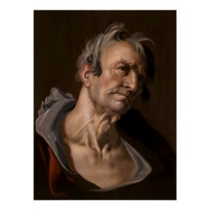 Póster Chefe de um Velho de Abraham Bloemaert