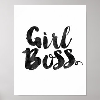 Póster Chefe Garota