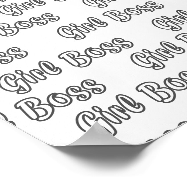 Poster Chefe Garota Empresária Empoderada (Borda)