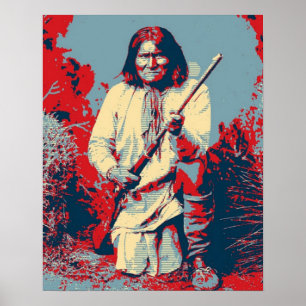 Poster Chefe Geronimo Pop Art