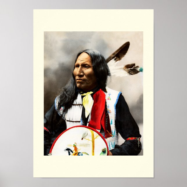 Poster Chefe Indiano Sioux (Frente)