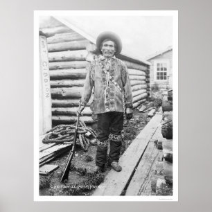 Póster Chefe indiano Tanana Alaska 1916