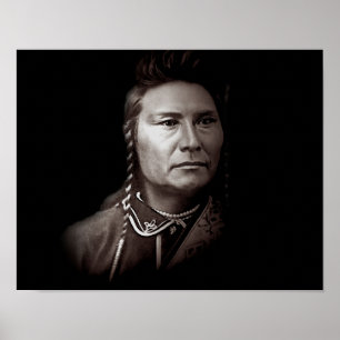 Poster Chefe Joseph do índio americano Nez Perce
