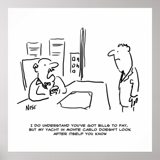 Poster Chefe não pode pagar o Pay Rise porque ele tem um  (Frente)