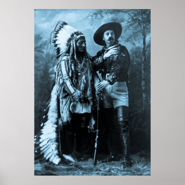 Poster Chefe Sitting Bull e Buffalo Bill (Frente)