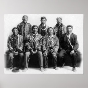 Póster Chefes Indianos do Alasca Fotografia