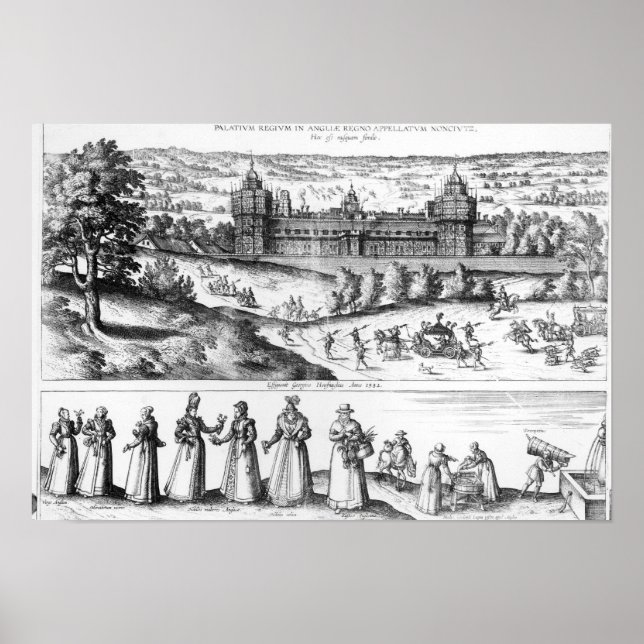 Póster Chegada da Rainha Elizabeth I (Frente)