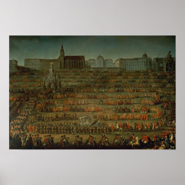 Póster Chegada de Isabella de Parma (Frente)