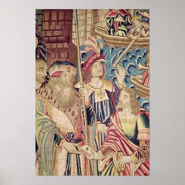 Póster Chegada de Vasco da Gama em Calicut (Frente)