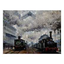 Chegada do comboio normando