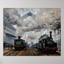 Chegada do comboio normando