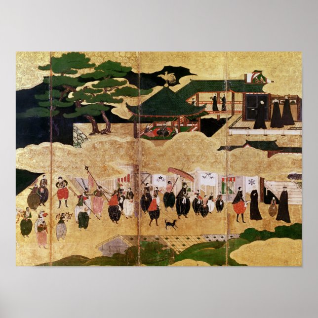 Poster Chegada dos portugueses no Japão (Frente)