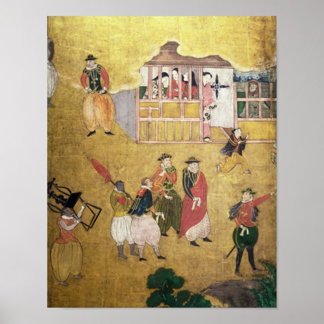 Poster Chegada dos portugueses no Japão 2 (Frente)