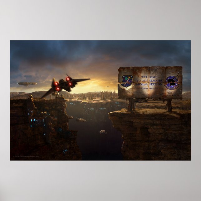 Póster Chegada em Adcalmahr (Frente)