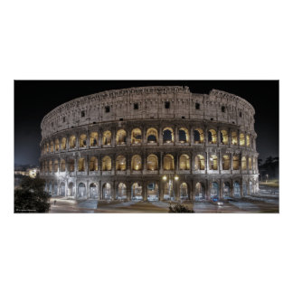Póster Cheio Colosseum Roma - Itália Landmark