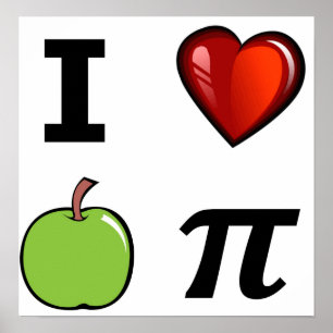 Póster Cheio da torta de Apple