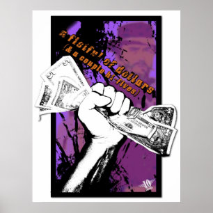 Poster cheio de dólares