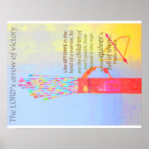 Póster Cheio Silencioso De Setas