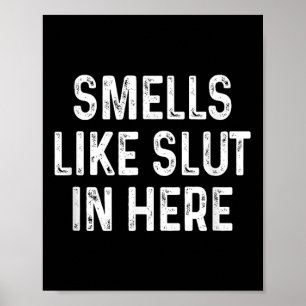 Poster Cheira Engraçado Como Aqui, Humor Adulto Ofensivo
