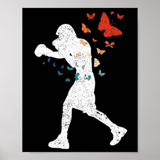 Poster Cheiro Como Borboleta-Borboleta-Abelha Boxer Ama B (Frente)
