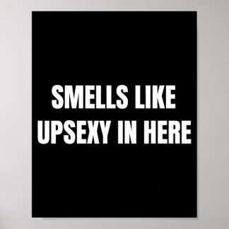 Poster Cheiro de Upy Aqui Brincadeira Humor