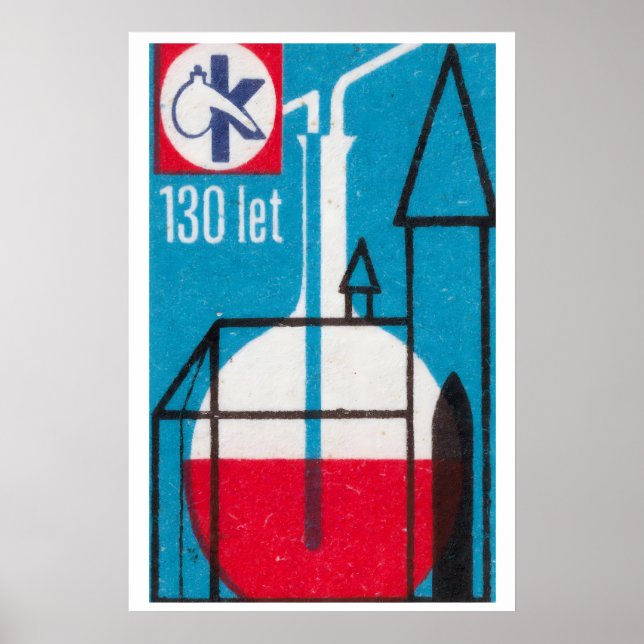 Poster Chemical Engineering - Matchbox Print - Aesthetic (Frente)