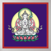 POSTER Chenrezig / Avalokiteshvara - de US$ 14,25