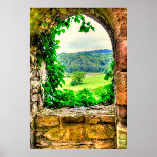 Póster Chepstow Castle Window II, Monmouthshire, Gales